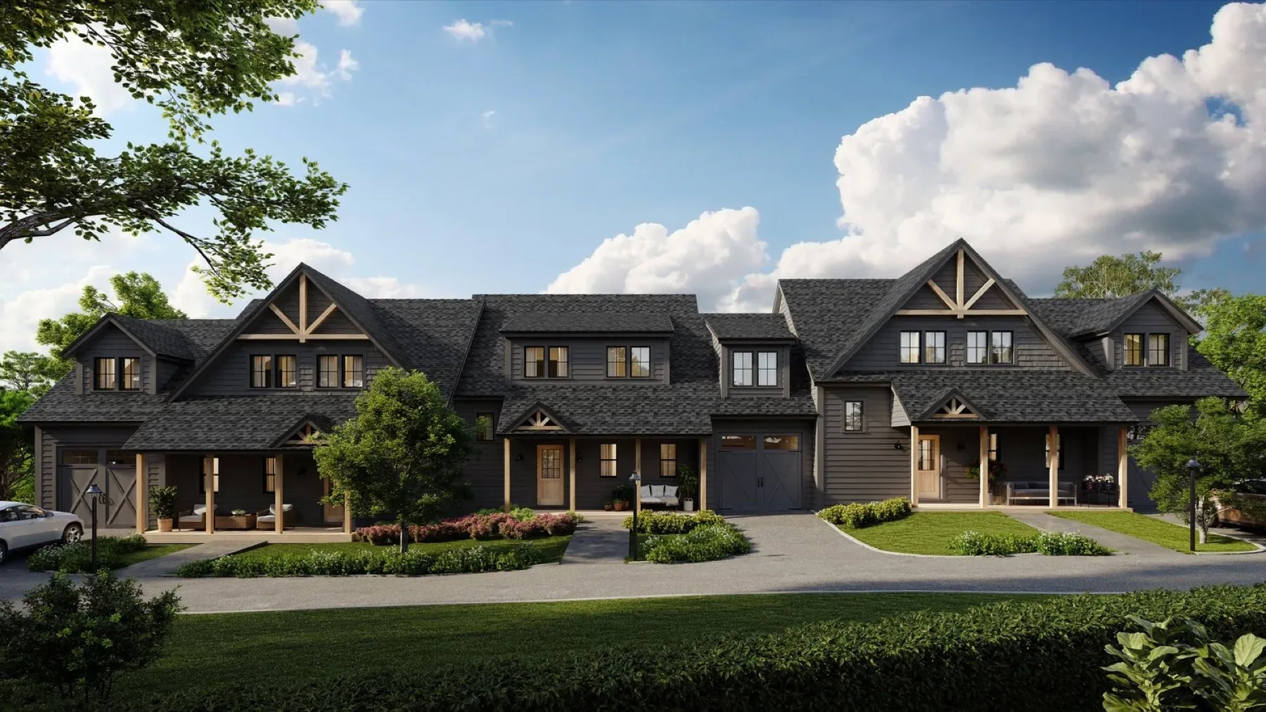Architectural rendering for The Landing at Stowe, view 1