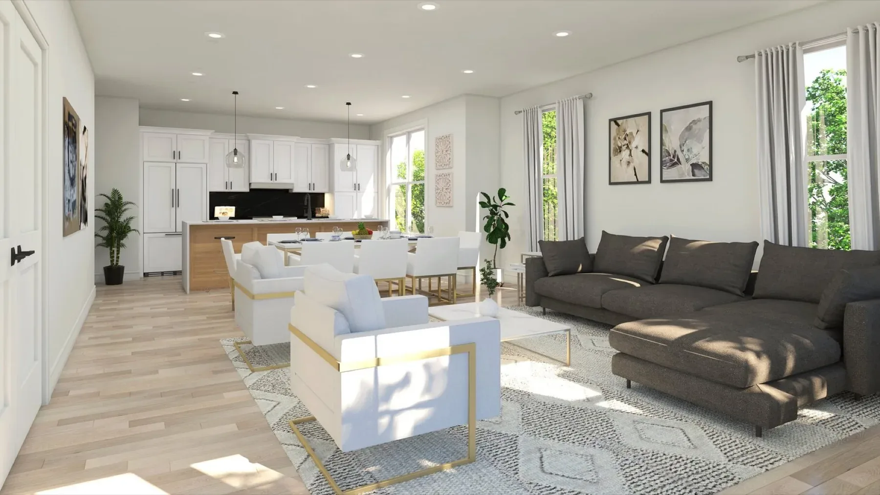 Finished residence at The Residences at 57 Saratoga, view 3