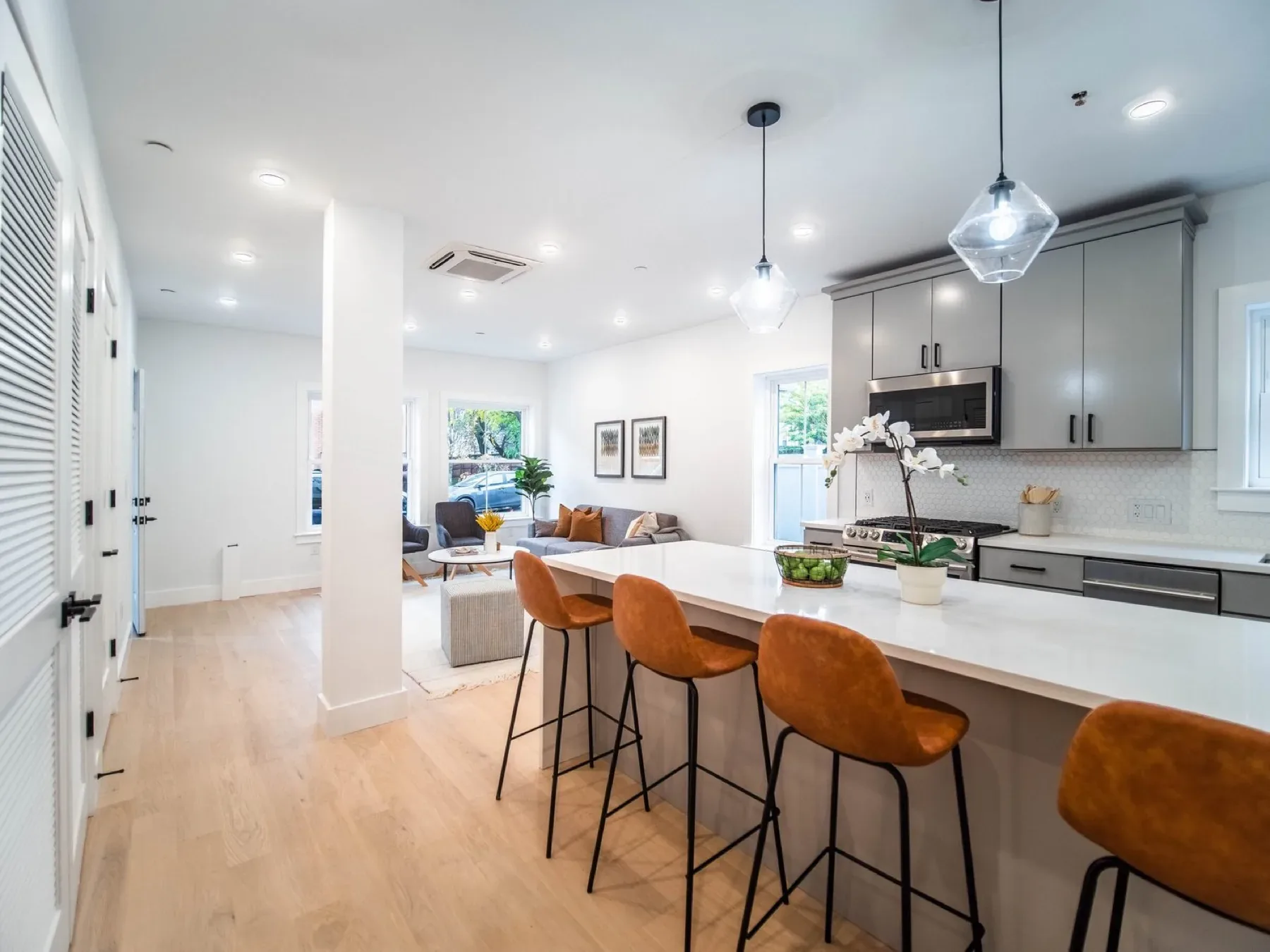 Finished residence at Spencer Flats, view 3